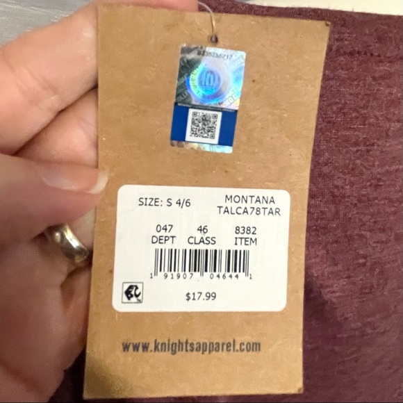 UNIVERSITY OF MONTANA GRIZZLIES V-Neck Tee size S - Picture 4 of 5